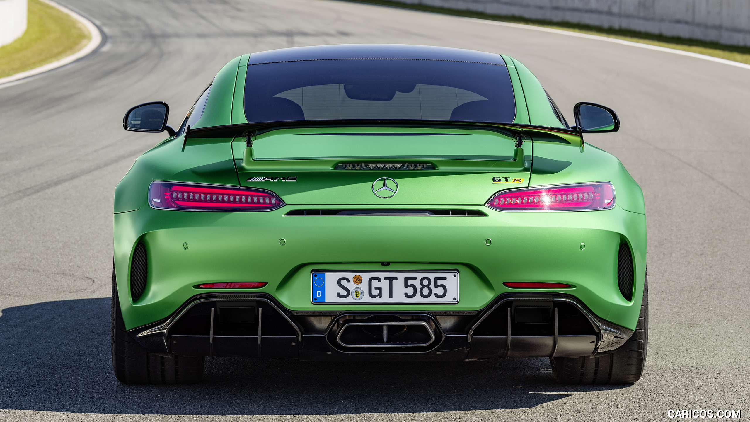 2017 Mercedes-AMG GT R at the Nurburgring (Color: Green Hell Magno) - Rear, #36 of 182