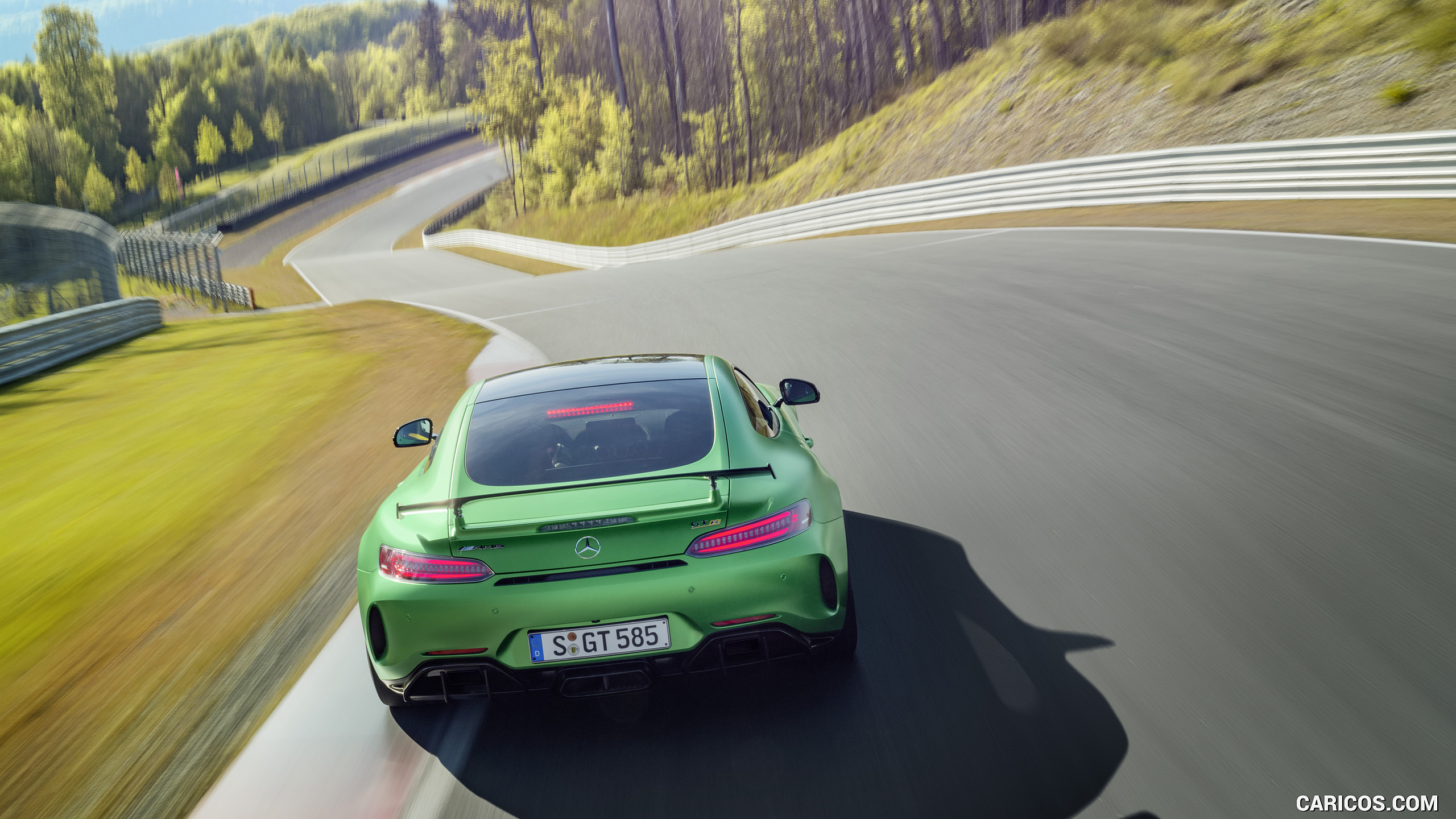 2017 Mercedes-AMG GT R at the Nurburgring (Color: Green Hell Magno) - Rear, #47 of 182