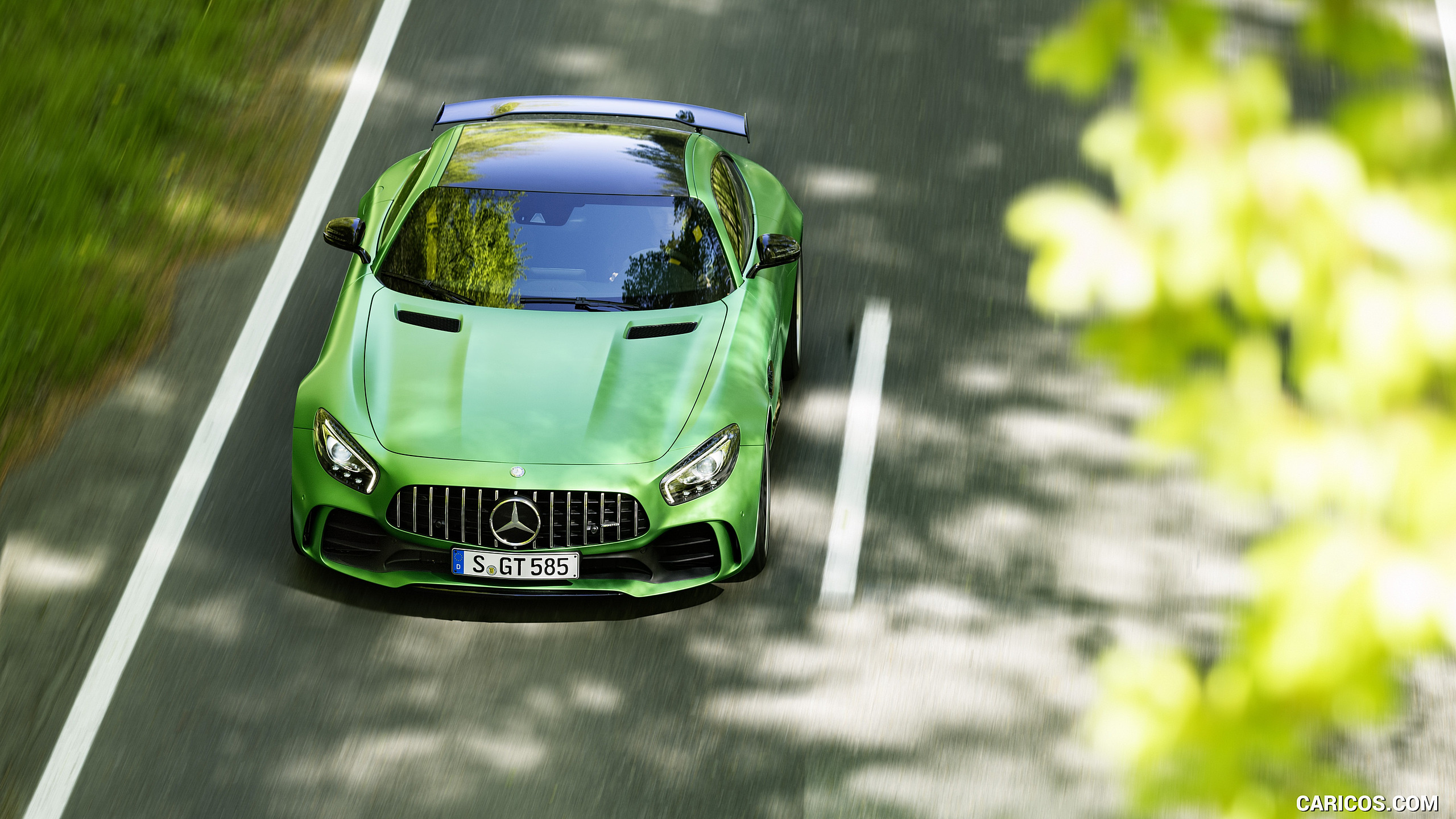 2017 Mercedes-AMG GT R at the Nurburgring (Color: Green Hell Magno) - Top, #13 of 182