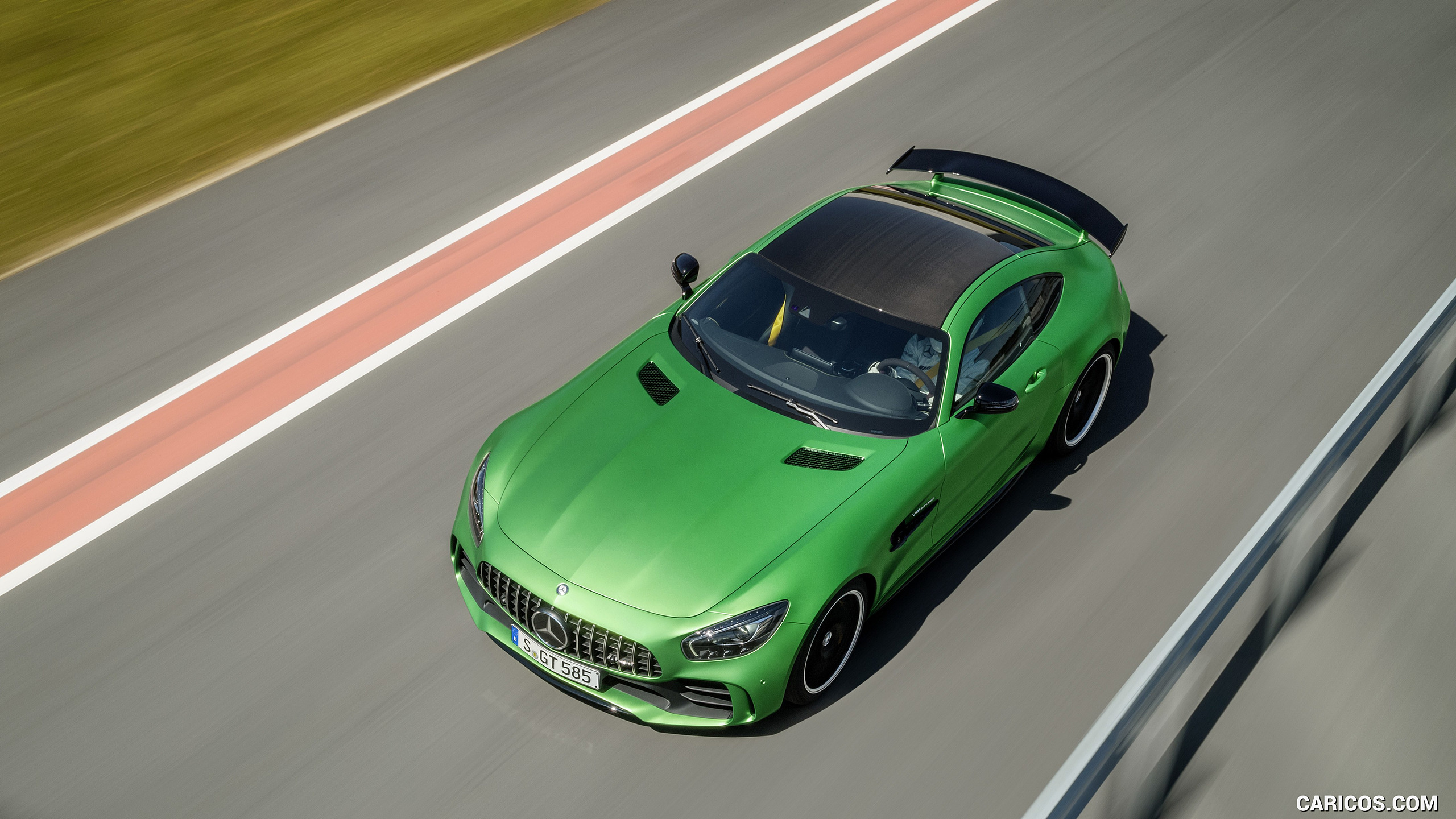 2017 Mercedes-AMG GT R at the Nurburgring (Color: Green Hell Magno) - Top, #16 of 182