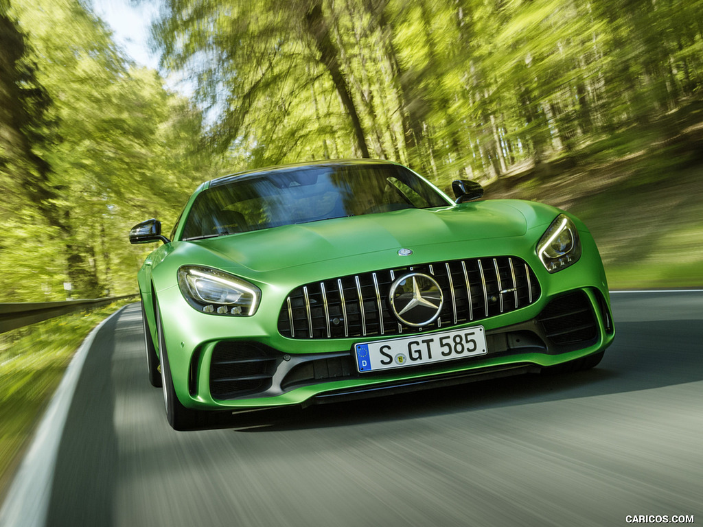 2017 Mercedes-AMG GT R at the Nurburgring (Color: Green Hell Magno) - Front