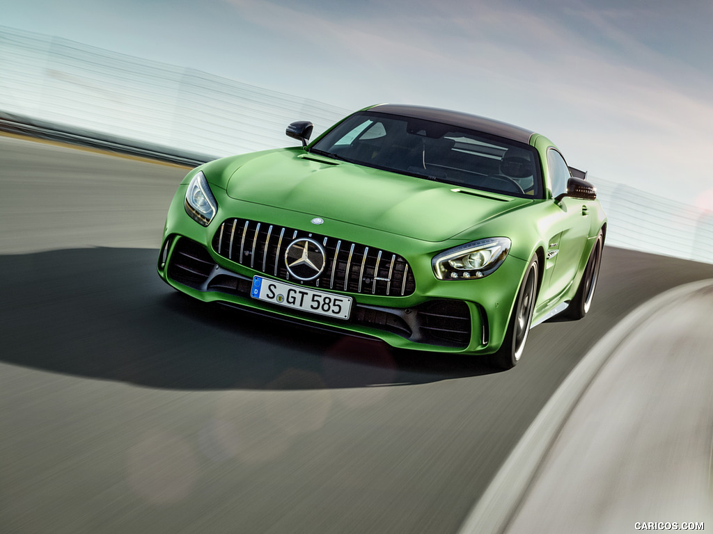 2017 Mercedes-AMG GT R at the Nurburgring (Color: Green Hell Magno) - Front