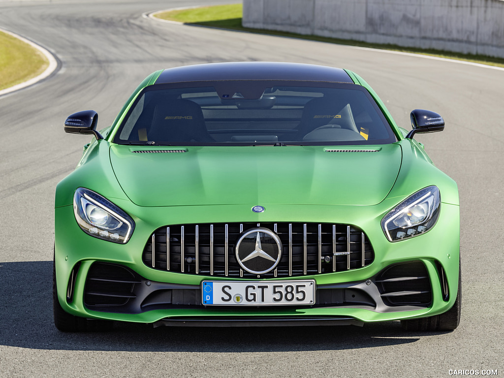 2017 Mercedes-AMG GT R at the Nurburgring (Color: Green Hell Magno) - Front