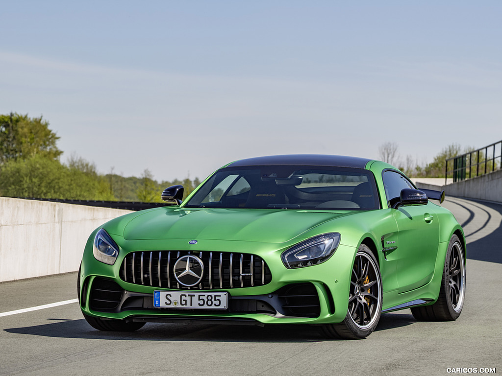 2017 Mercedes-AMG GT R at the Nurburgring (Color: Green Hell Magno) - Front