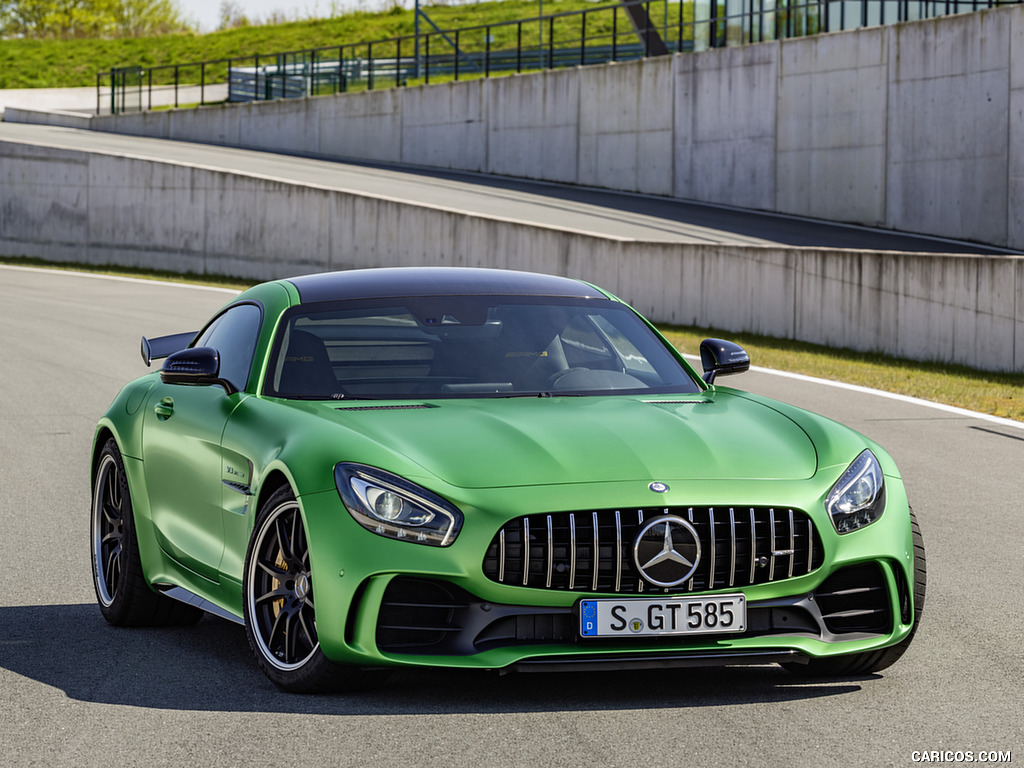 2017 Mercedes-AMG GT R at the Nurburgring (Color: Green Hell Magno) - Front