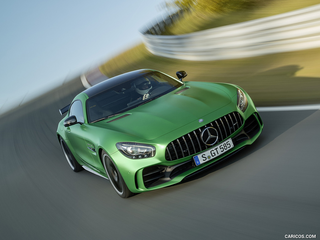 2017 Mercedes-AMG GT R at the Nurburgring (Color: Green Hell Magno) - Front