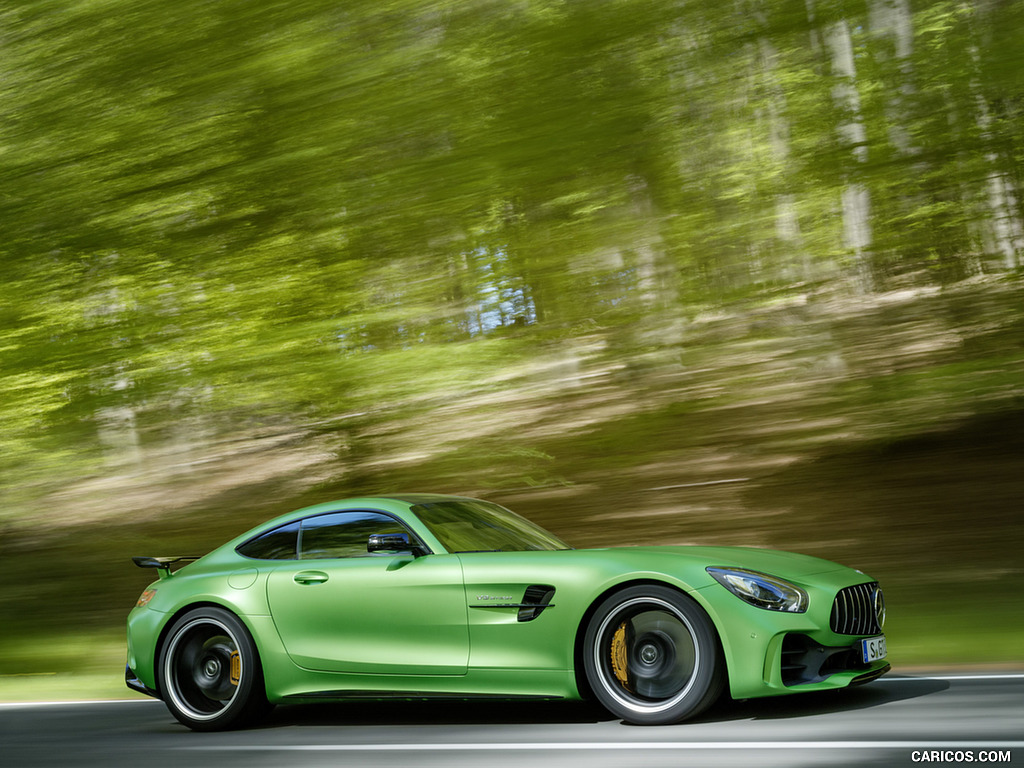 2017 Mercedes-AMG GT R at the Nurburgring (Color: Green Hell Magno) - Side