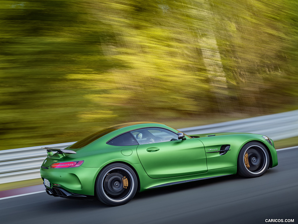 2017 Mercedes-AMG GT R at the Nurburgring (Color: Green Hell Magno) - Side