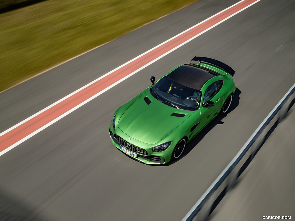 2017 Mercedes-AMG GT R at the Nurburgring (Color: Green Hell Magno) - Top