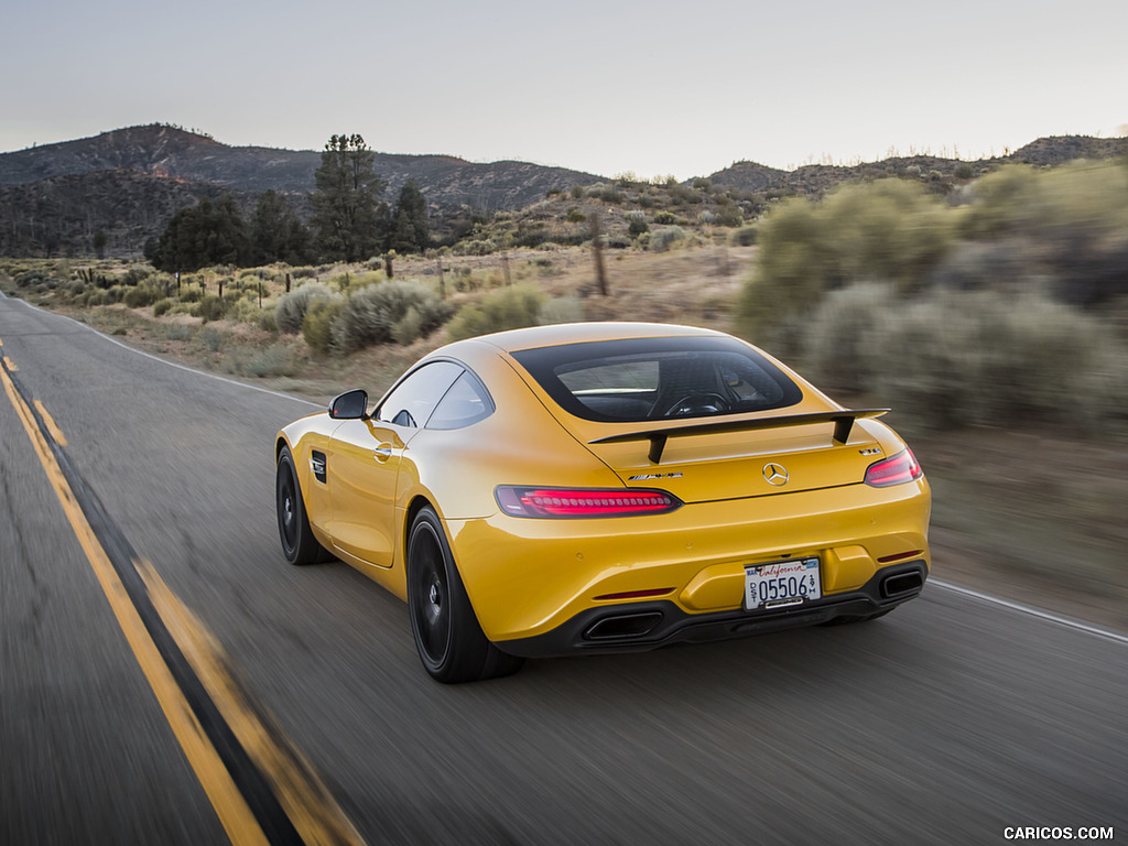 2017 Mercedes-AMG GT S (US-Spec) - Rear Three-Quarter