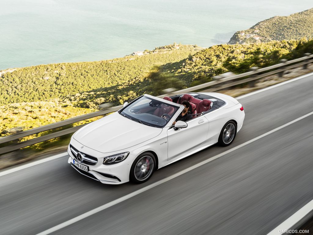 2017 Mercedes-AMG S63 4MATIC Cabriolet (Designo Diamond White Bright)