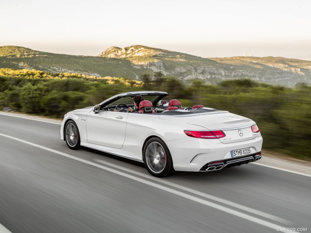 2017 Mercedes-AMG S63 4MATIC Cabriolet (Designo Diamond White Bright)