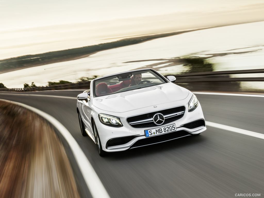 2017 Mercedes-AMG S63 4MATIC Cabriolet (Designo Diamond White Bright)