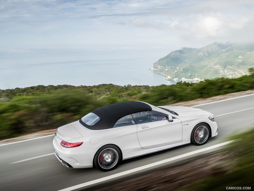 2017 Mercedes-AMG S63 4MATIC Cabriolet (Designo Diamond White Bright)