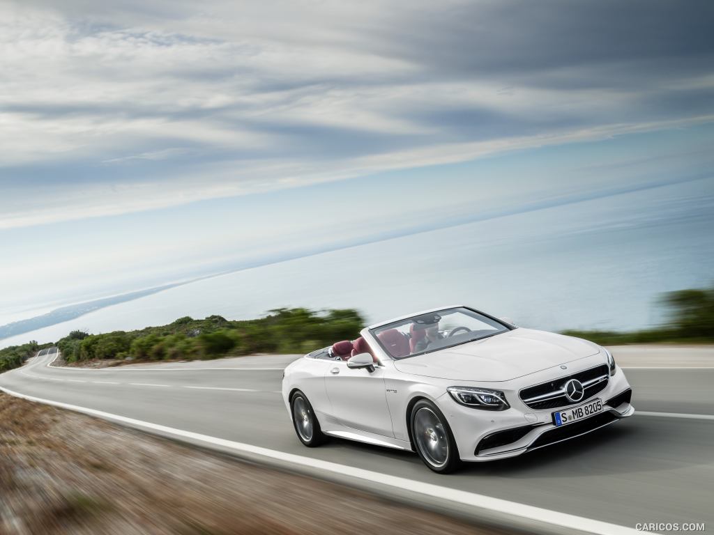 2017 Mercedes-AMG S63 4MATIC Cabriolet (Designo Diamond White Bright)