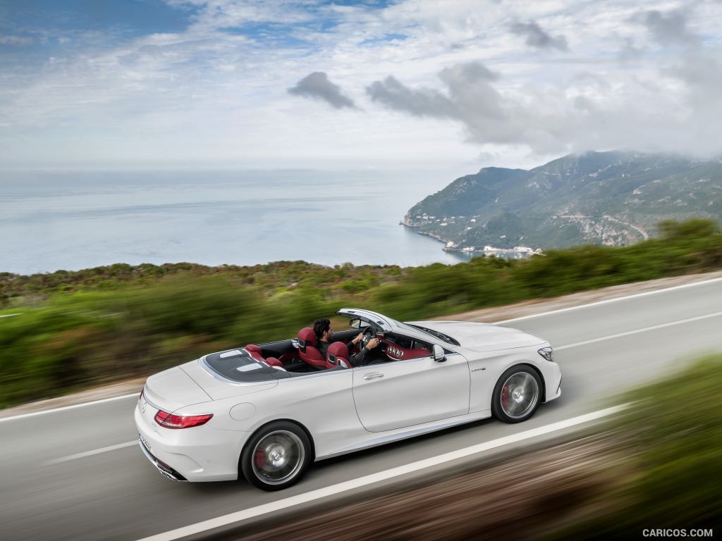 2017 Mercedes-AMG S63 4MATIC Cabriolet (Designo Diamond White Bright)