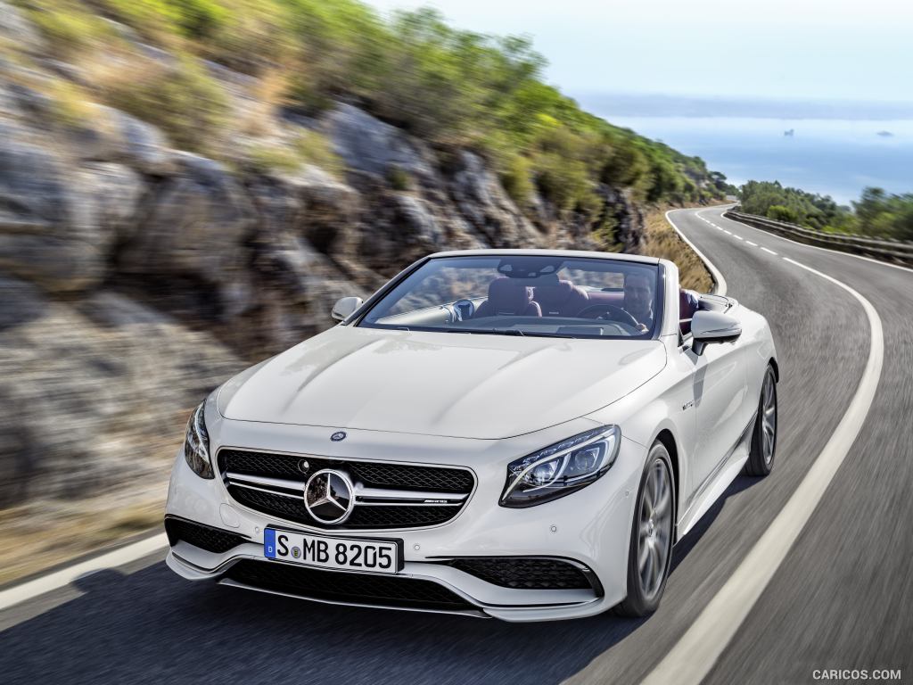 2017 Mercedes-AMG S63 4MATIC Cabriolet (Designo Diamond White Bright)