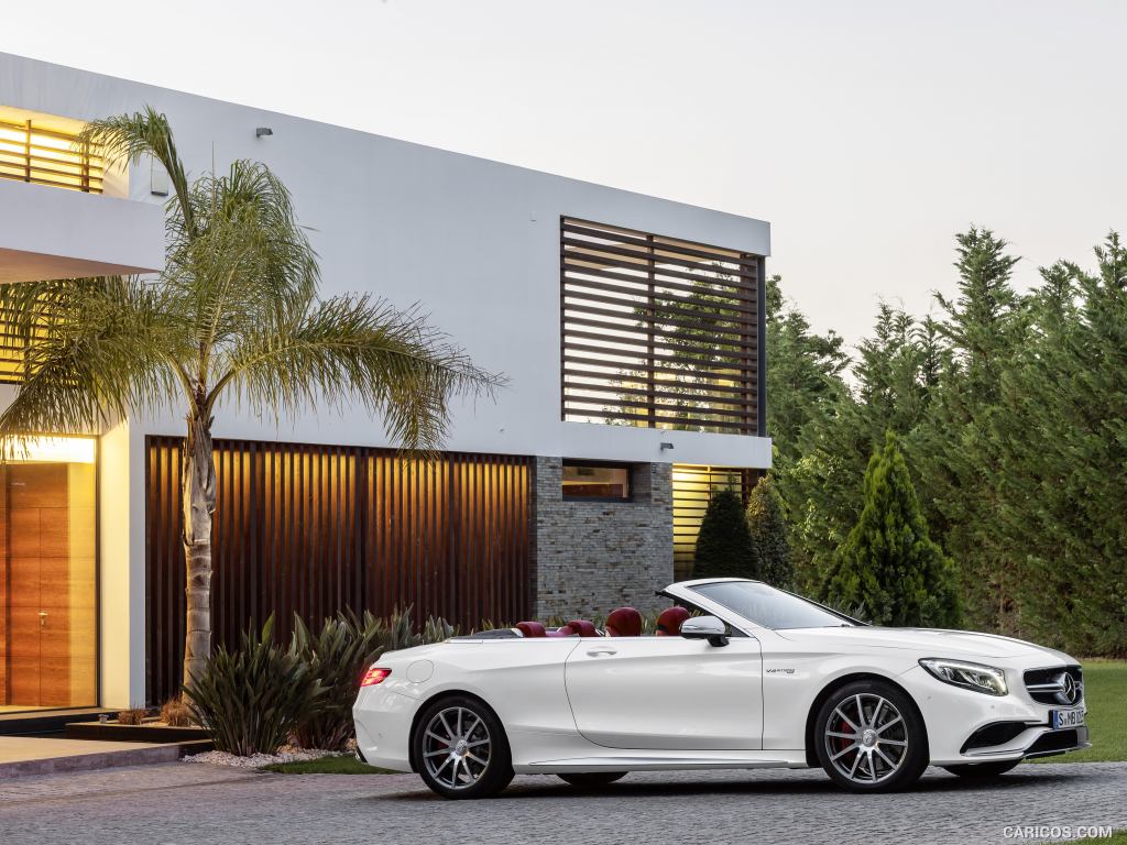 2017 Mercedes-AMG S63 4MATIC Cabriolet (Designo Diamond White Bright)