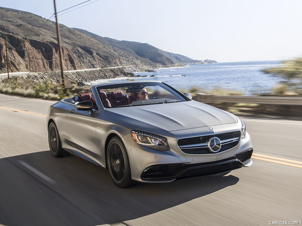 2017 Mercedes-AMG S63 Cabriolet (US-Spec) - Front Three-Quarter