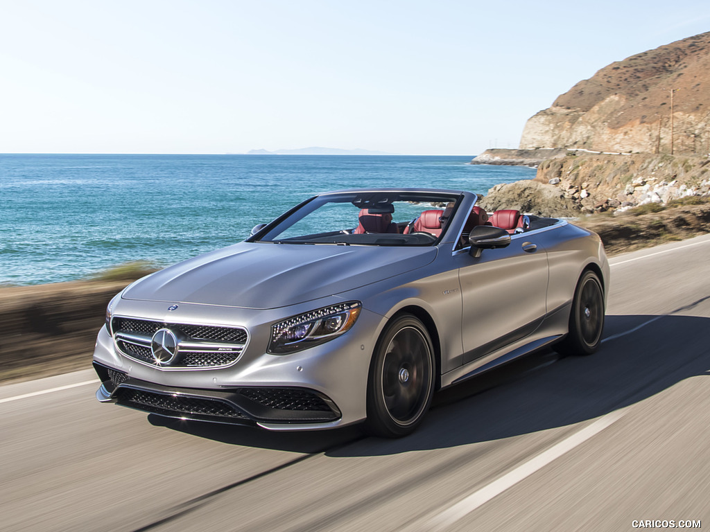 2017 Mercedes-AMG S63 Cabriolet (US-Spec) - Front Three-Quarter