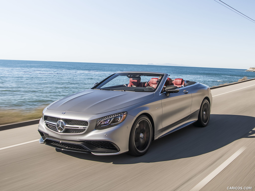 2017 Mercedes-AMG S63 Cabriolet (US-Spec) - Front Three-Quarter