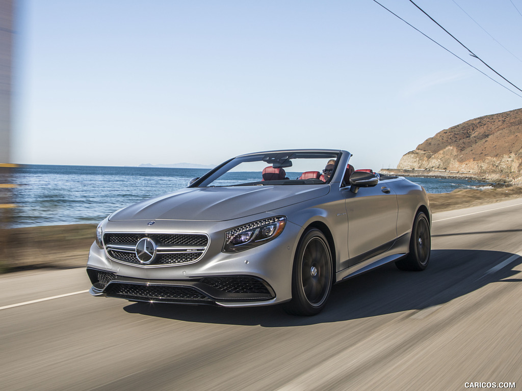 2017 Mercedes-AMG S63 Cabriolet (US-Spec) - Front Three-Quarter