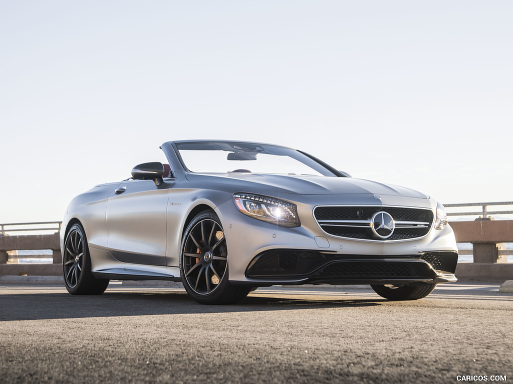 2017 Mercedes-AMG S63 Cabriolet (US-Spec) - Front Three-Quarter