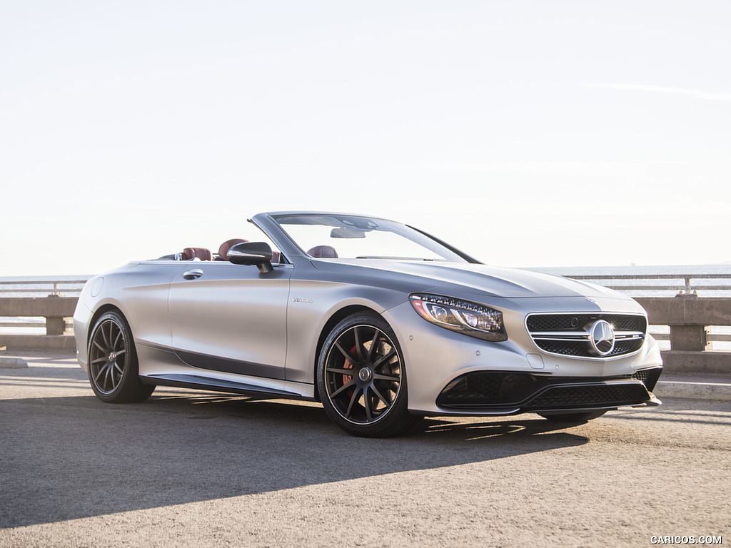 2017 Mercedes-AMG S63 Cabriolet (US-Spec) - Front Three-Quarter