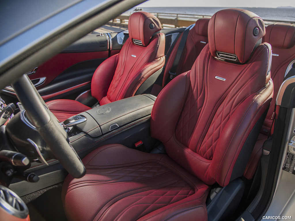 2017 Mercedes-AMG S63 Cabriolet (US-Spec) - Interior, Front Seats