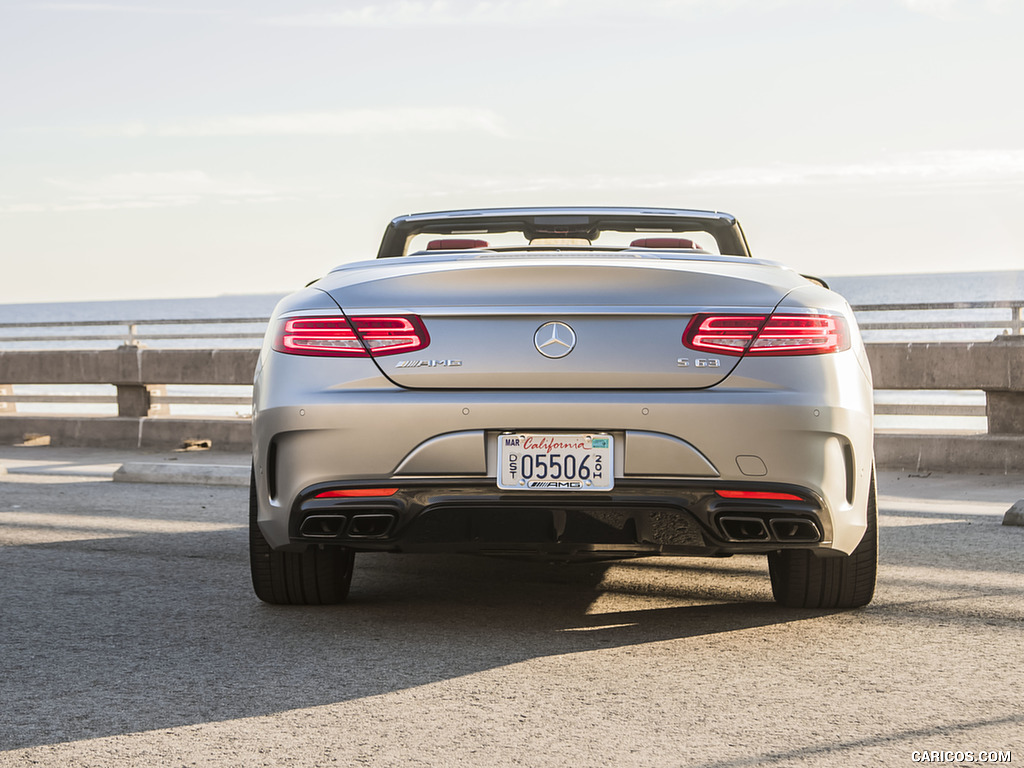 2017 Mercedes-AMG S63 Cabriolet (US-Spec) - Rear