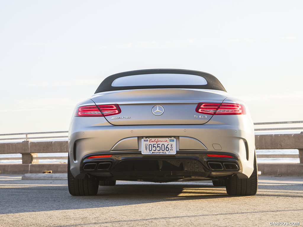 2017 Mercedes-AMG S63 Cabriolet (US-Spec) - Rear