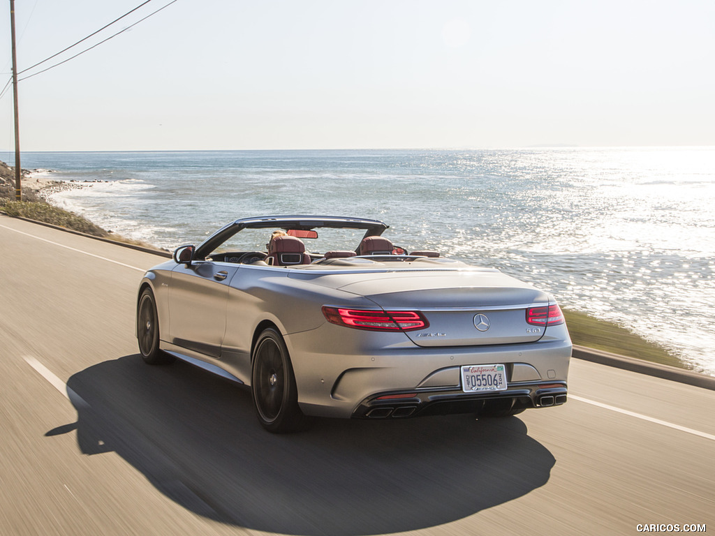 2017 Mercedes-AMG S63 Cabriolet (US-Spec) - Rear Three-Quarter