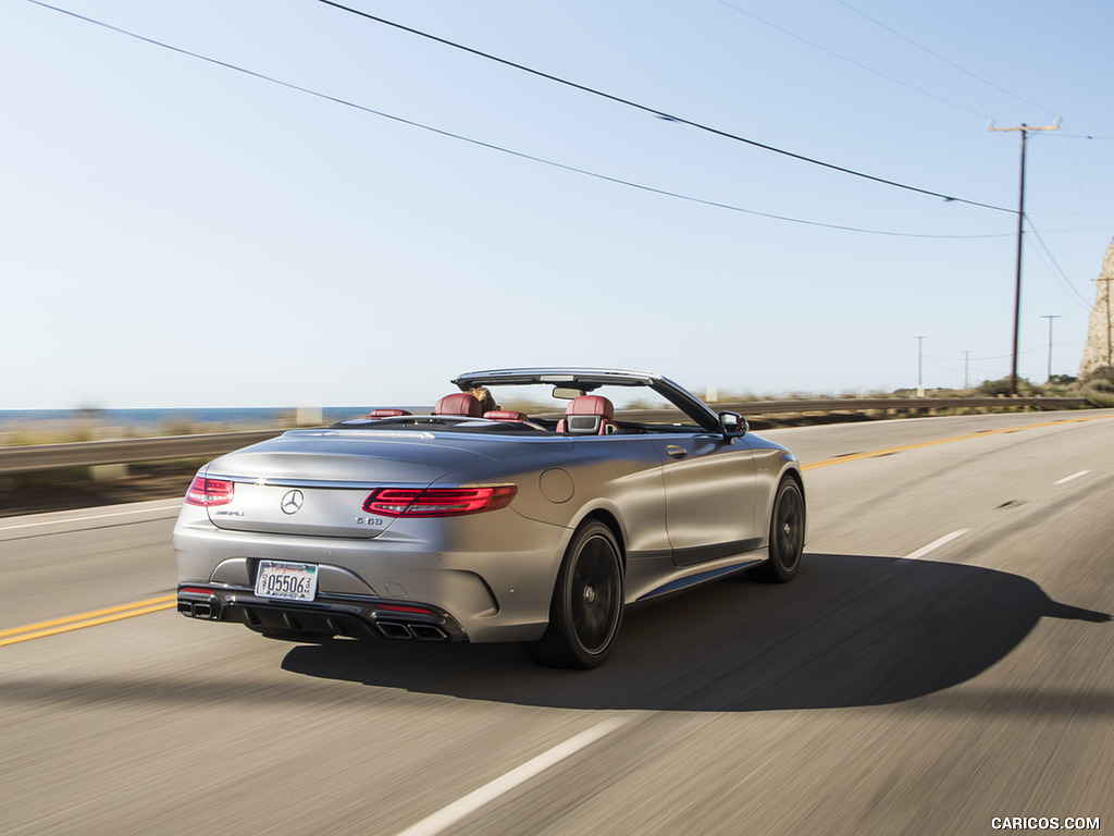 2017 Mercedes-AMG S63 Cabriolet (US-Spec) - Rear Three-Quarter