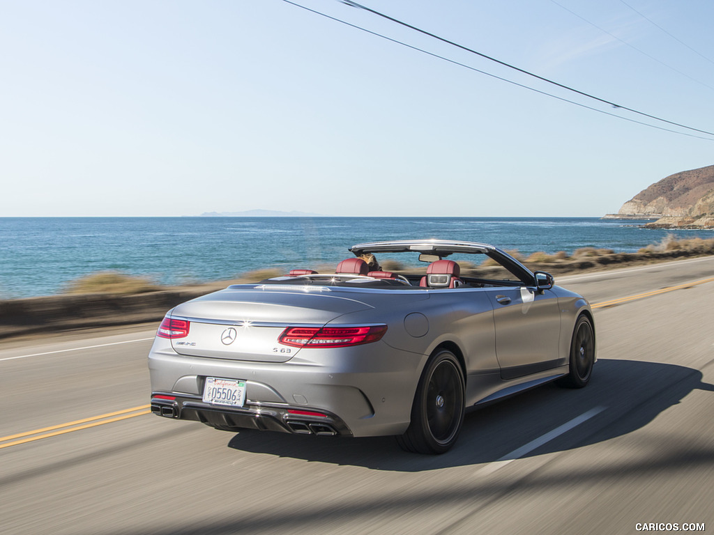 2017 Mercedes-AMG S63 Cabriolet (US-Spec) - Rear Three-Quarter