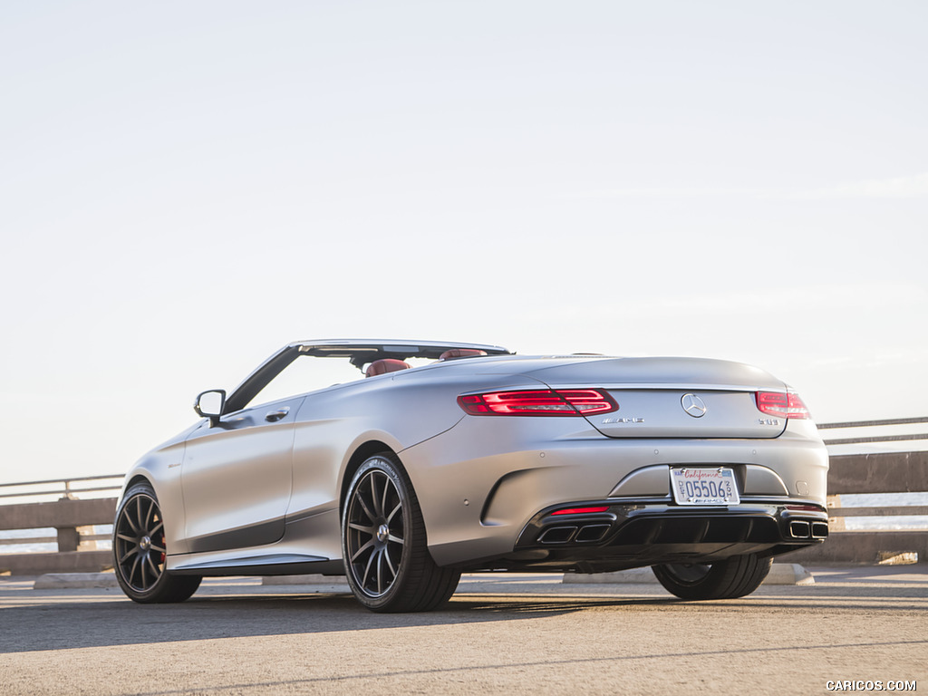 2017 Mercedes-AMG S63 Cabriolet (US-Spec) - Rear Three-Quarter