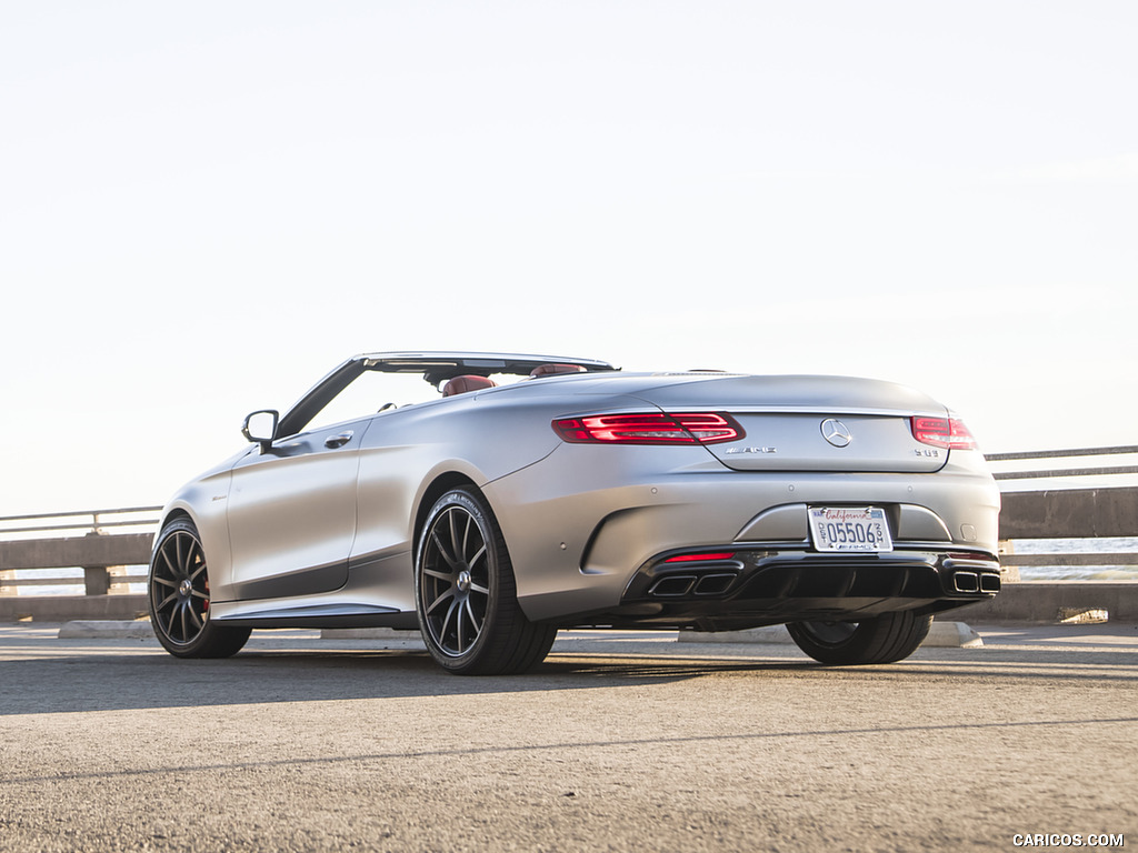 2017 Mercedes-AMG S63 Cabriolet (US-Spec) - Rear Three-Quarter