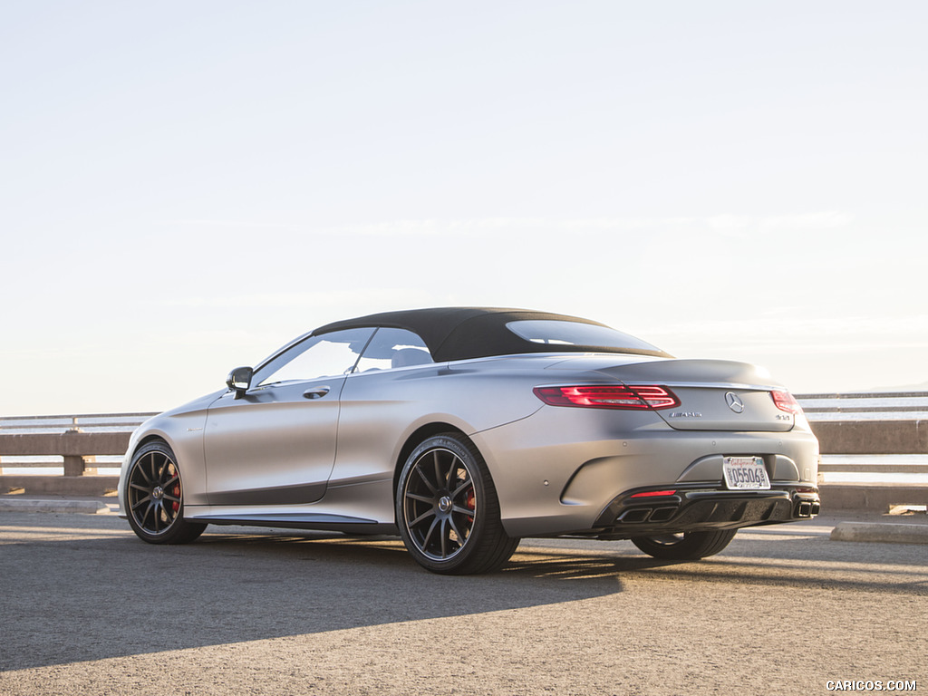 2017 Mercedes-AMG S63 Cabriolet (US-Spec) - Rear Three-Quarter