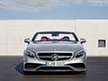 2017 Mercedes-AMG S63 Cabriolet Edition 130 (Color: Alubeam Silver; Fabric Soft Top: Red) - Front