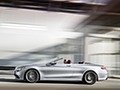 2017 Mercedes-AMG S63 Cabriolet Edition 130 (Color: Alubeam Silver; Fabric Soft Top: Red) - Side