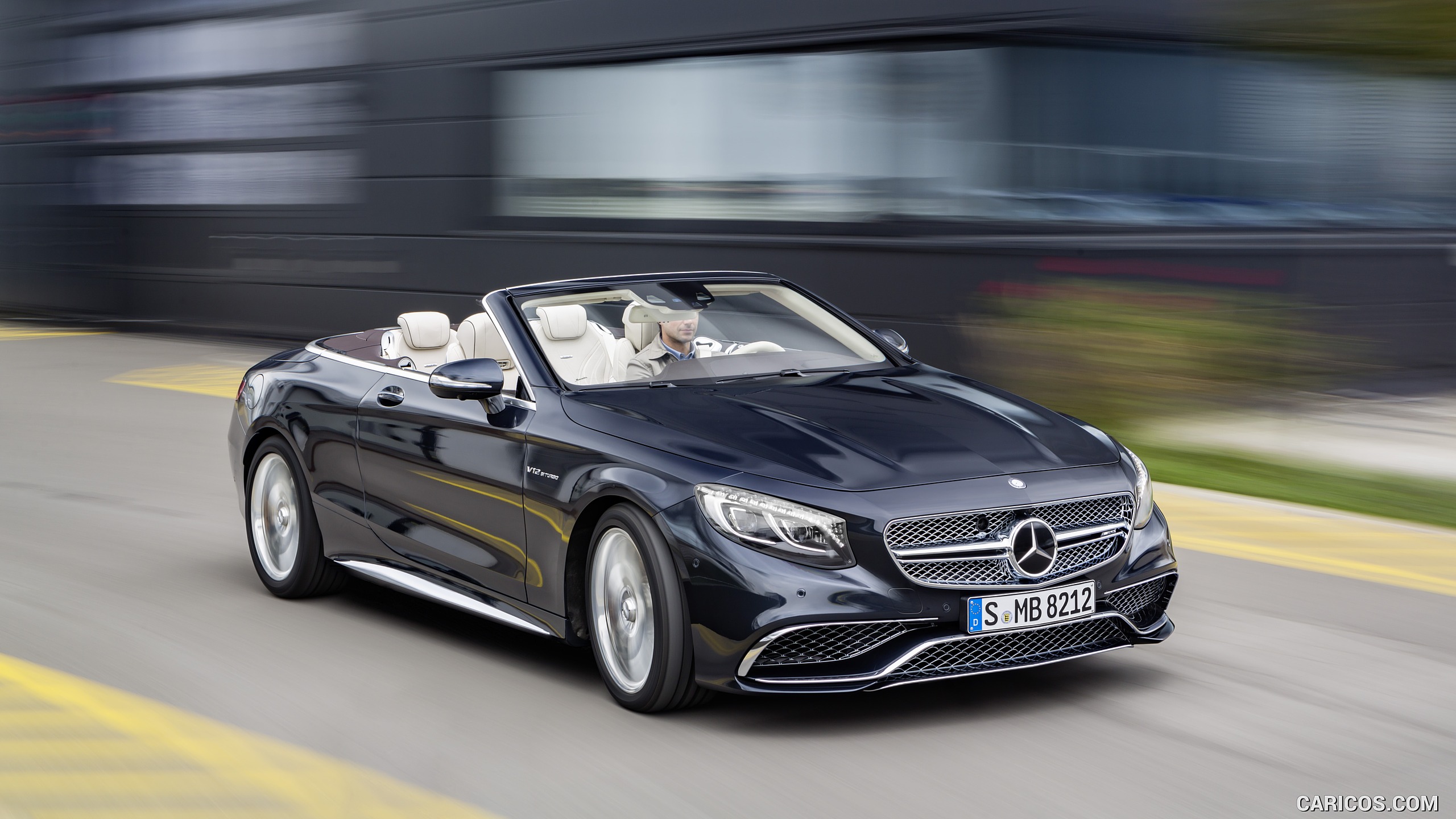 2017 Mercedes-AMG S65 Cabrio (Color: Anthracite Blue) - Front, #2 of 66