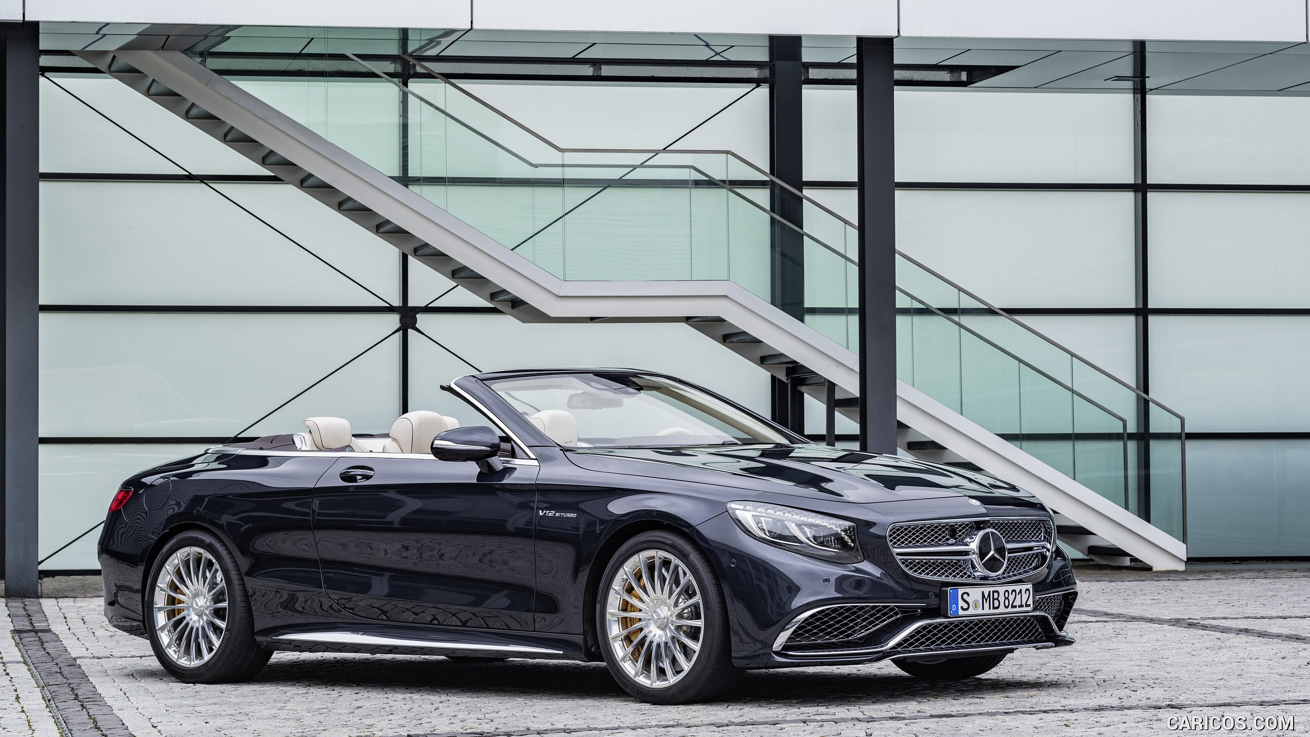 2017 Mercedes-AMG S65 Cabrio (Color: Anthracite Blue) - Front, #7 of 66