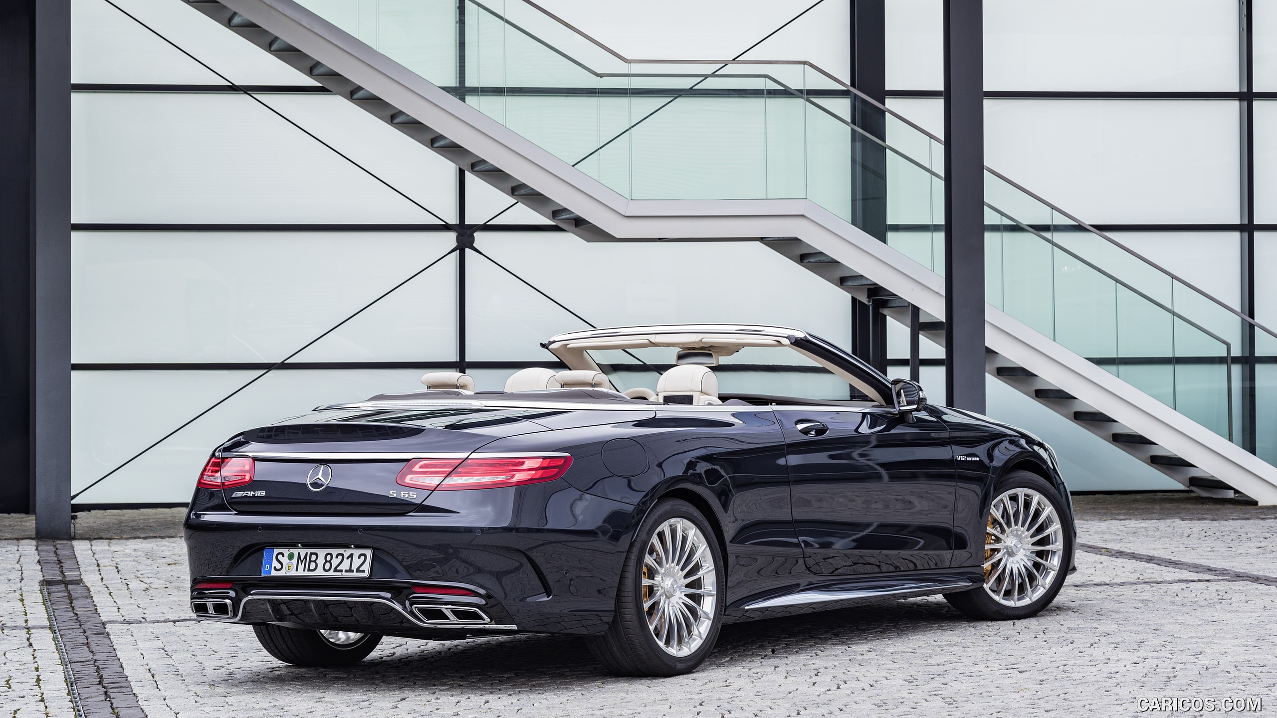 2017 Mercedes-AMG S65 Cabrio (Color: Anthracite Blue) - Rear, #10 of 66