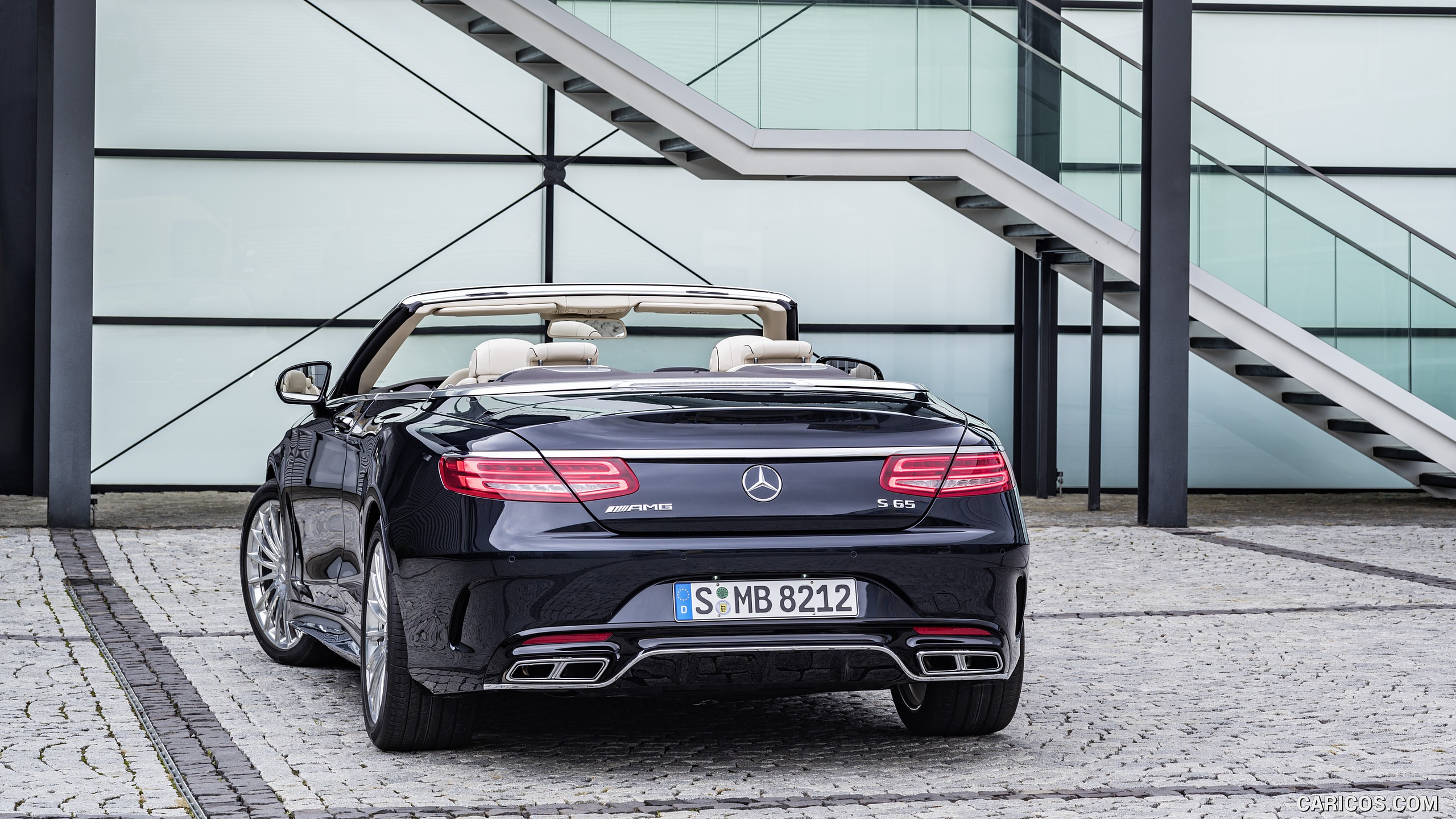 2017 Mercedes-AMG S65 Cabrio (Color: Anthracite Blue) - Rear, #11 of 66