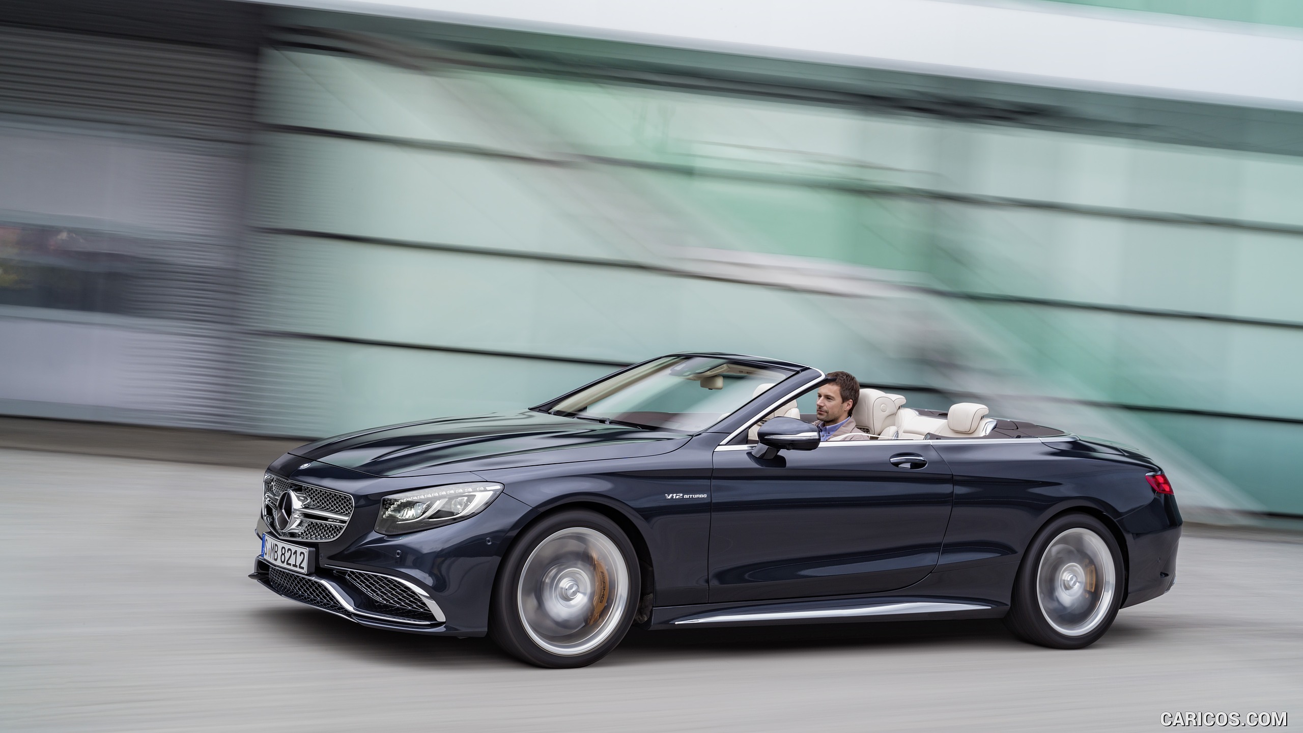 2017 Mercedes-AMG S65 Cabrio (Color: Anthracite Blue) - Side, #5 of 66