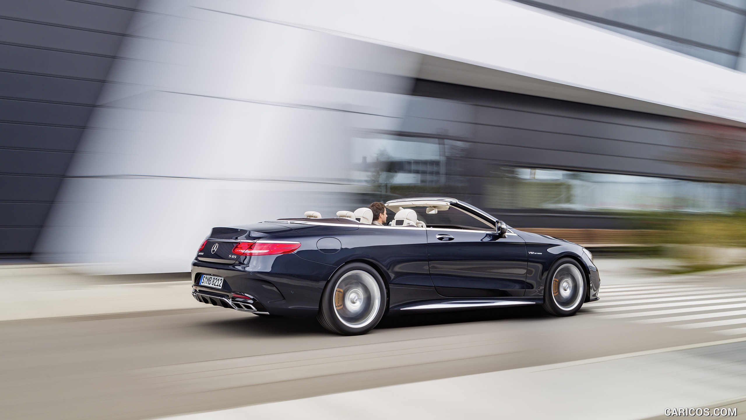 2017 Mercedes-AMG S65 Cabrio (Color: Anthracite Blue) - Side, #6 of 66
