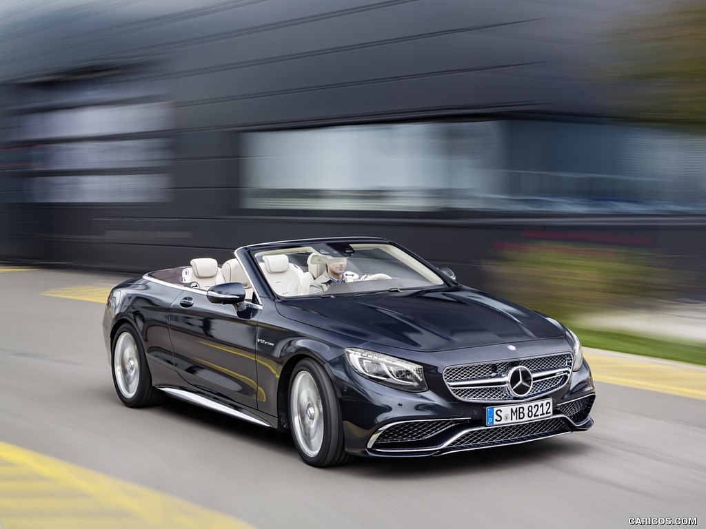 2017 Mercedes-AMG S65 Cabrio (Color: Anthracite Blue) - Front