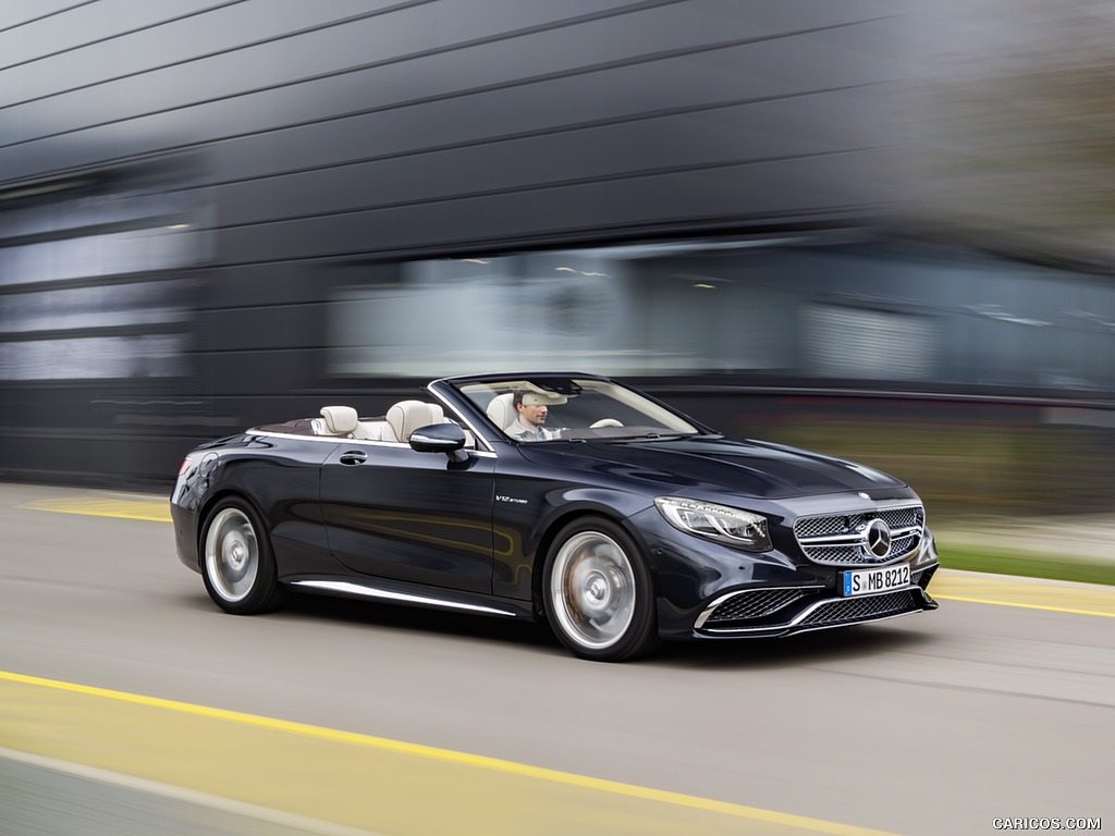 2017 Mercedes-AMG S65 Cabrio (Color: Anthracite Blue) - Front