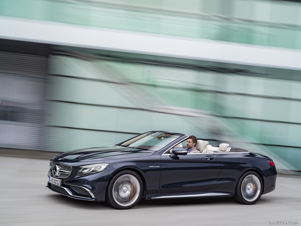 2017 Mercedes-AMG S65 Cabrio (Color: Anthracite Blue) - Side