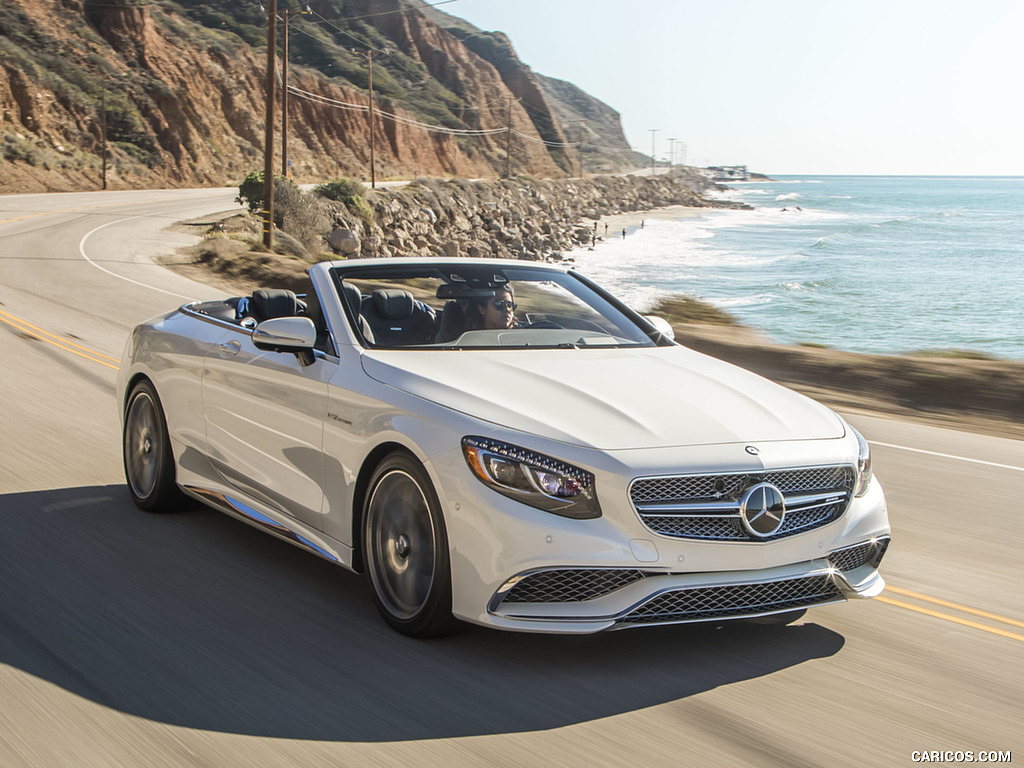 2017 Mercedes-AMG S65 Cabrio (US-Spec) - Front Three-Quarter