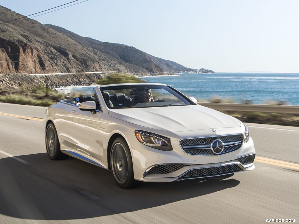 2017 Mercedes-AMG S65 Cabrio (US-Spec) - Front Three-Quarter